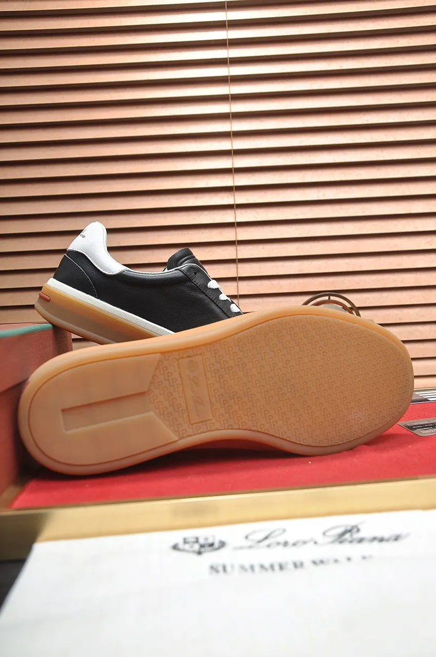Men's men's shoes 💰540💶【𝐥𝐨𝐫𝐨 𝐏𝐢𝐚𝐧𝐚】lp classic loafers, an Italian treasure brand, the only brand that can match Hermès! Only after wearing it do we realize that we cannot let down our feet. The upper is imported cashmere, the lining of water-dyed cowhide ➕ the cowhide feet, the official original glass rubber outsole, and the pendant. Exclusive original packaging (tag ➕ brand paper ➕ outer box ➕ hand bag) code number: 38-45